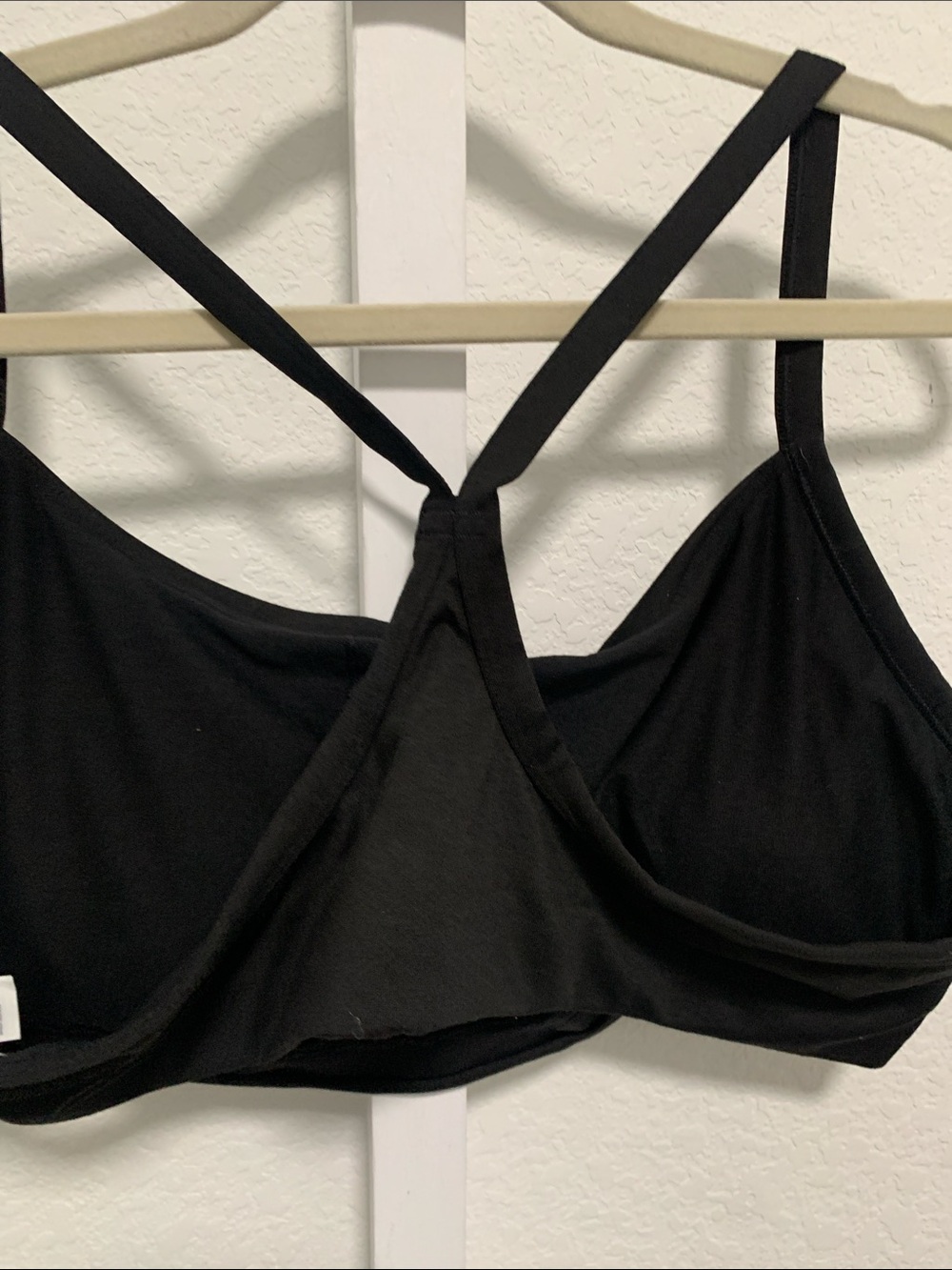 NWT Old Navy CloudComfy Go Dry Black Padded Sports Bra - Picture 5 of 8